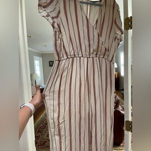 Striped jumpsuit